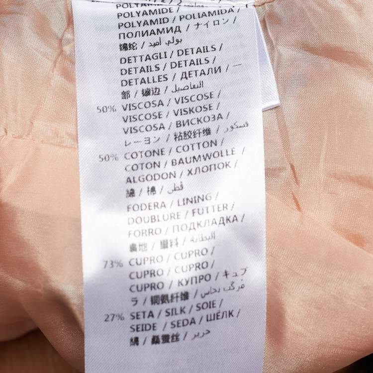 Pre Owned Gucci Red & Blue Tweed Jacket M