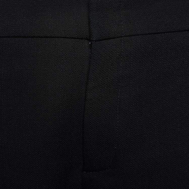 Pre Owned Gucci Black Crepe Pocket Detail Shorts S