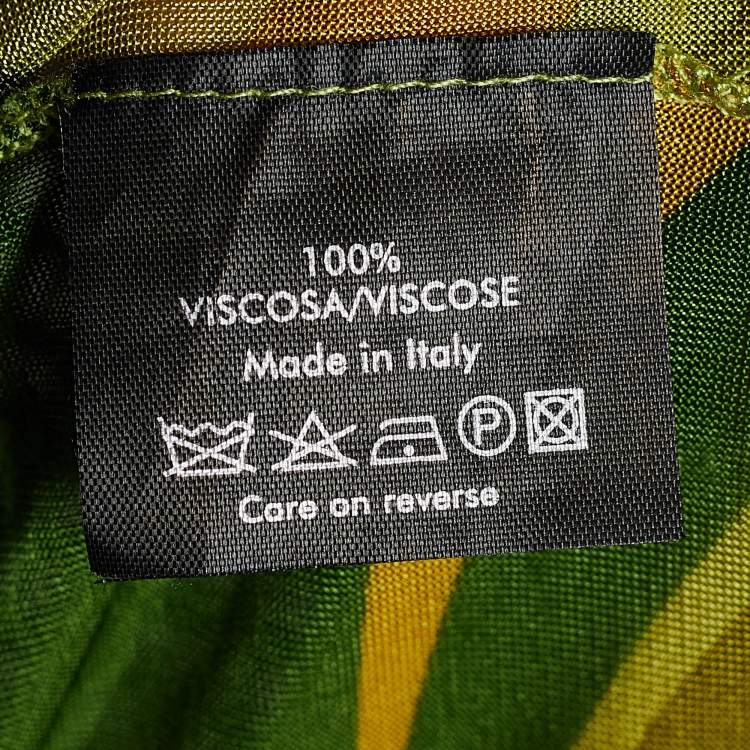 Pre Owned Gucci Multicolor Printed Jersey Top L