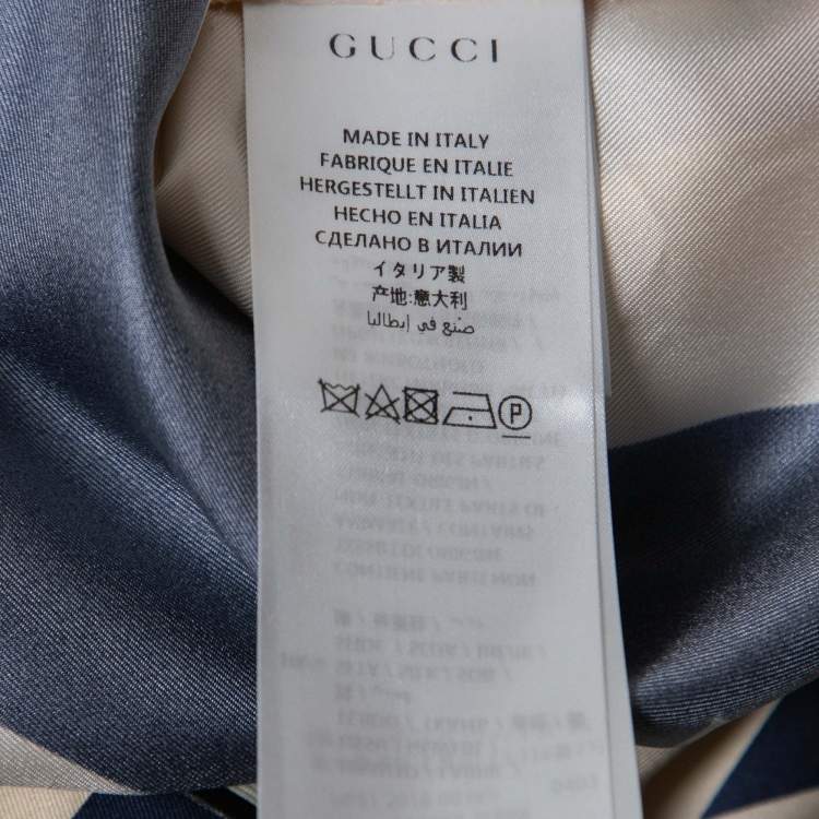 Pre Owned Gucci Multicolor Stars Print Silk Pleated Palazzo Pants S