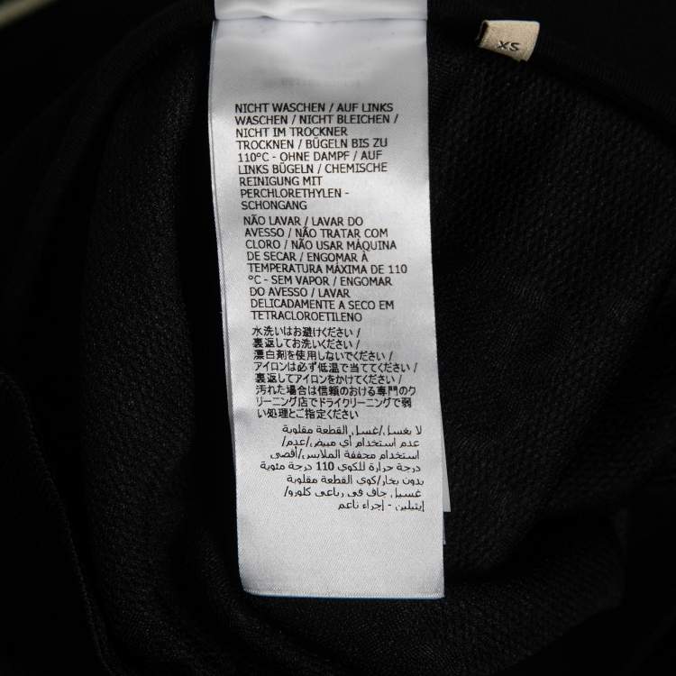 Pre Owned Gucci Black GG Jacquard Jersey Zip-Front Jacket XS