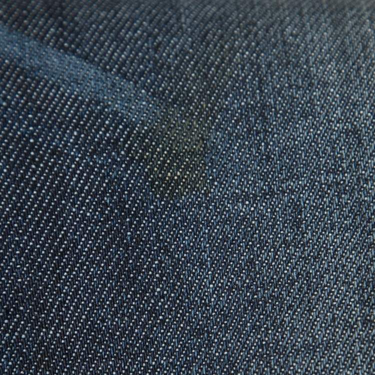 Pre Owned Gucci Dark Blue Denim 70s Jeans S Waist 28"