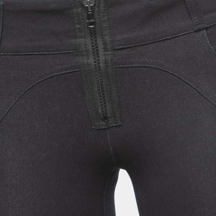 مملوكة مسبقًا Gucci Navy Blue Denim Zip Front Low-Rise Jeans S Waist 28"