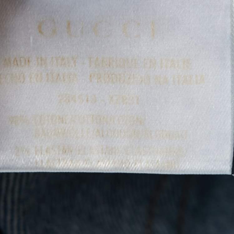 مملوكة مسبقًا Gucci Dark Blue Washed Denim Jeans S Waist 27"