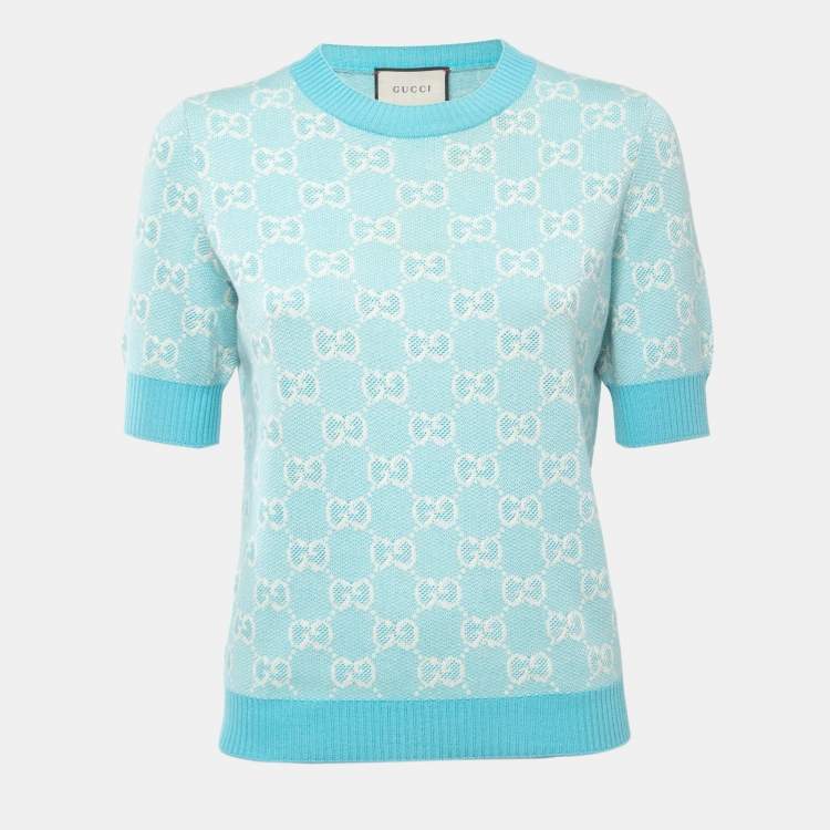 Gucci jumper blue best sale