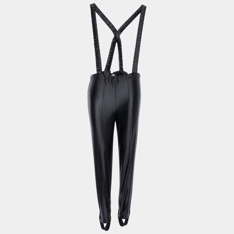 Gucci Black Synthetic Suspender Pants XS Gucci   TLC