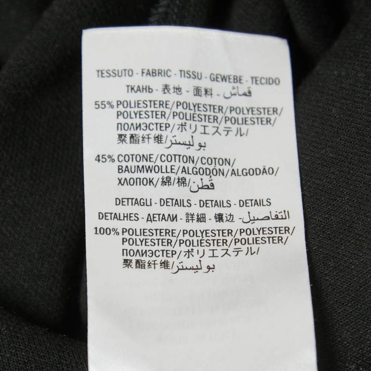 Pre Owned Gucci Black Jersey Web Trim Detail Stirrup Skinny Trousers XL