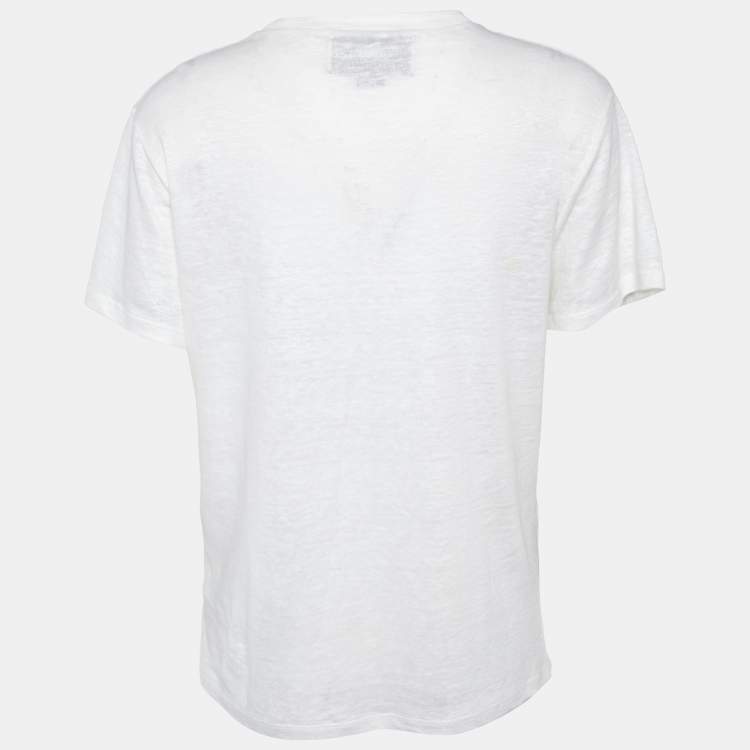 Gucci White Embroidered T-Shirt