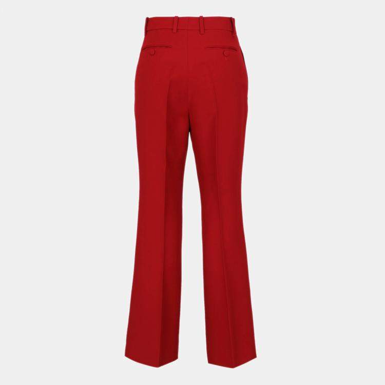 Gucci | GG-jacquard Cotton-blend Trousers | Womens | Ivory | 34 IT |  MILANSTYLE.COM