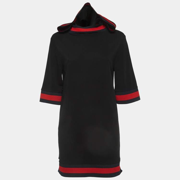 Gucci hooded jersey top dress