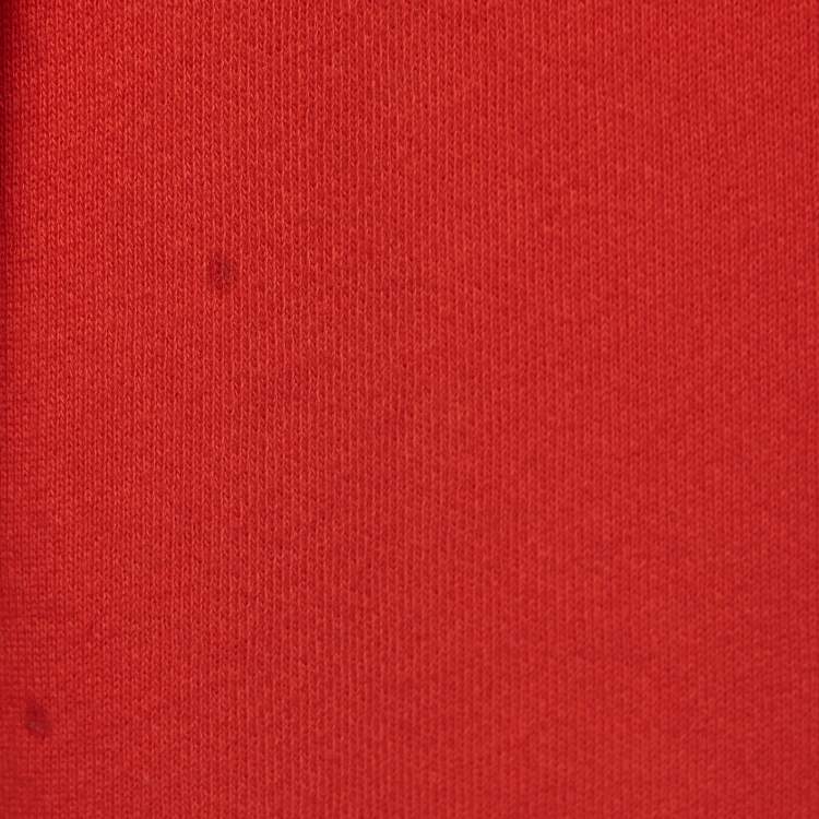 Pre Owned Gucci Red Sequined UFO Logo Print Sweatshirt L