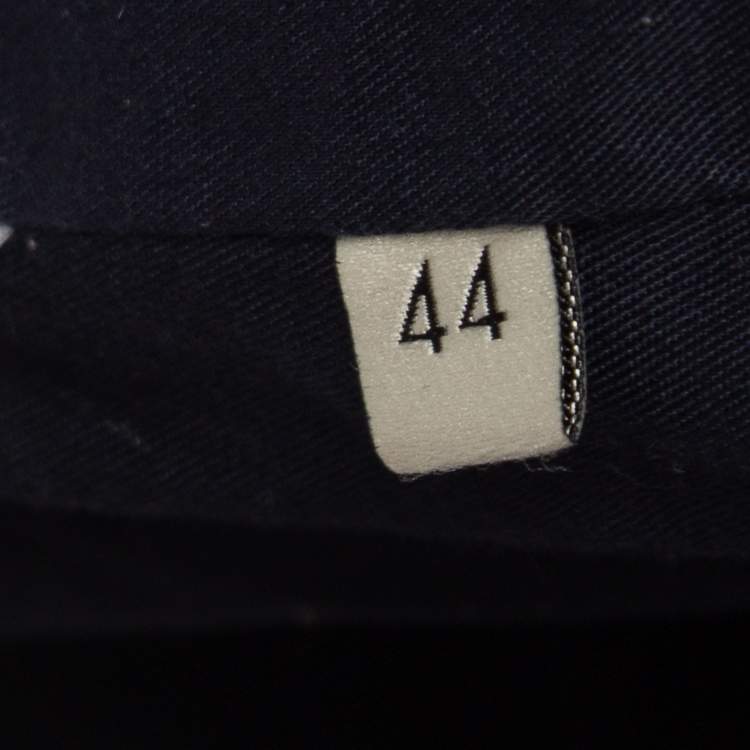 Pre Owned Gucci Blue Bird Applique Denim Studded Jacket M