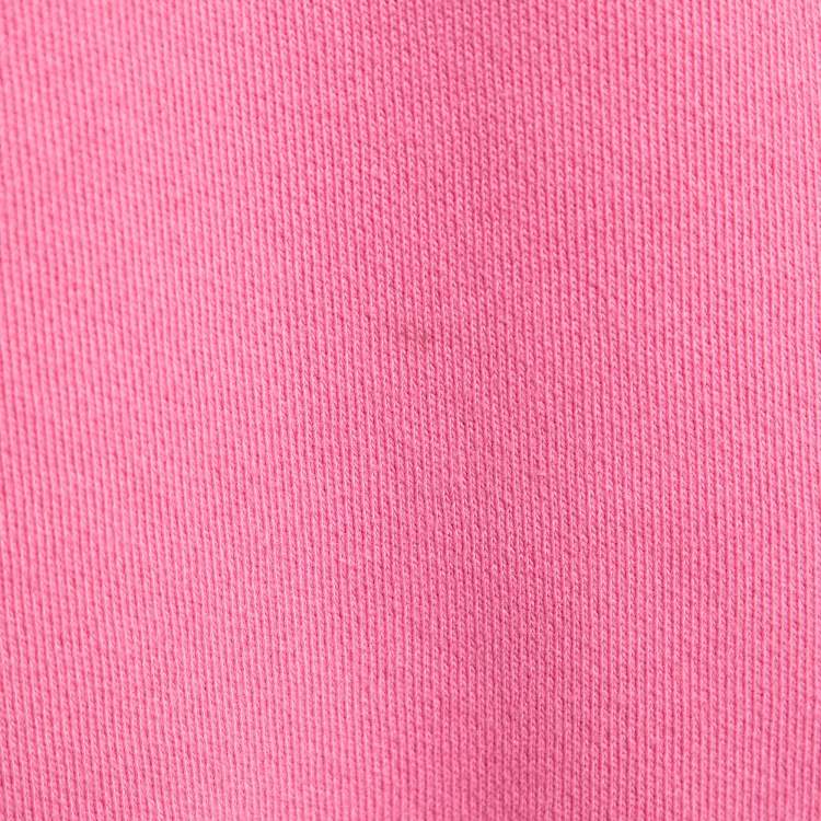 Pre Owned Gucci Pink Blind For Love Print Cotton Knit Sweatshirt XS