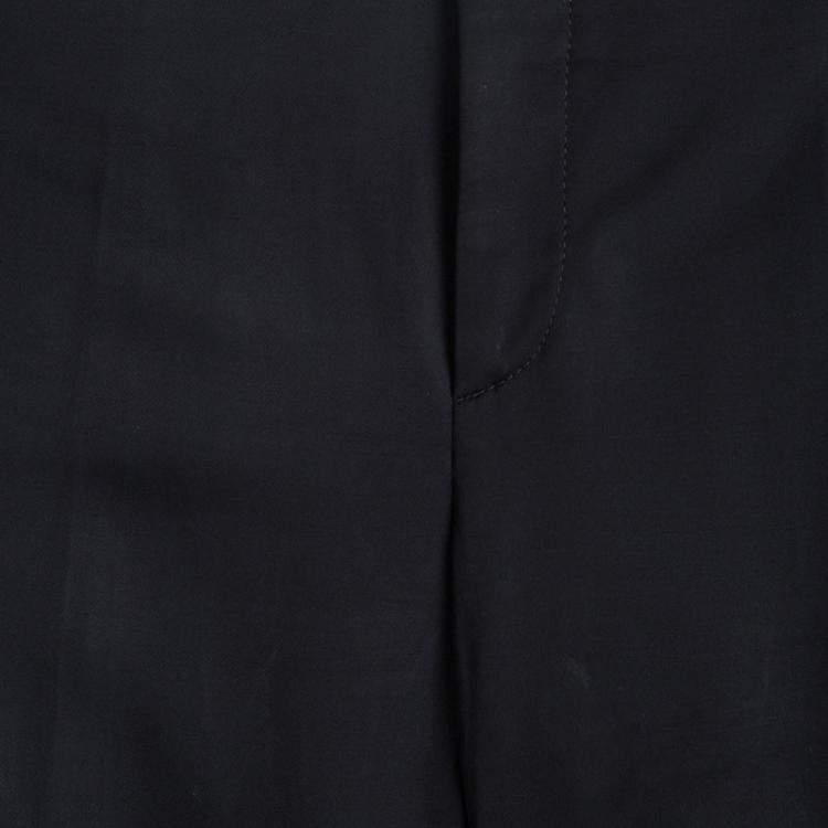 Pre Owned Gucci Black Tailored Straight Fit Trousers S