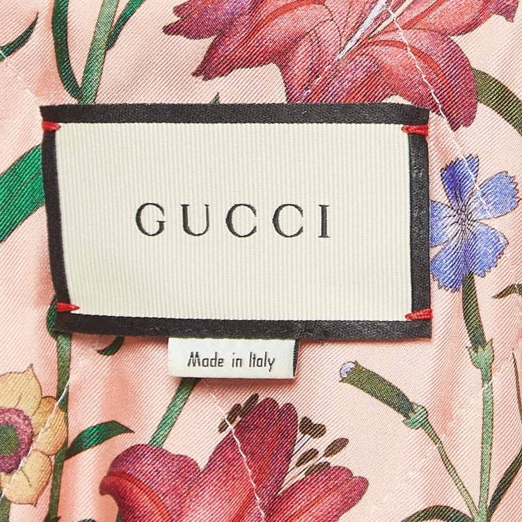 مملوكة مسبقًا Gucci Multicolor Sequined Embroidered Bomber Jacket M