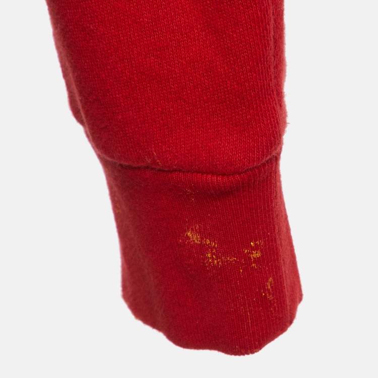 مملوكة مسبقًا Gucci Red Cotton Paramount Pictures® Edition Sequin Sweatshirt S