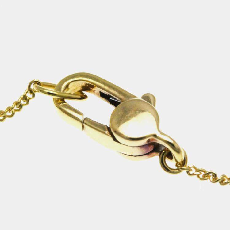 Pre Owned Gucci 18K Yellow Gold Icon Ball Pendant Necklace