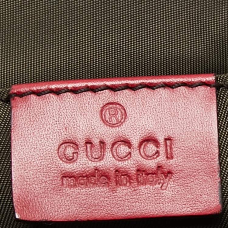 مملوكة مسبقًا Gucci Beige/Red GG Canvas Web Shopper Tote