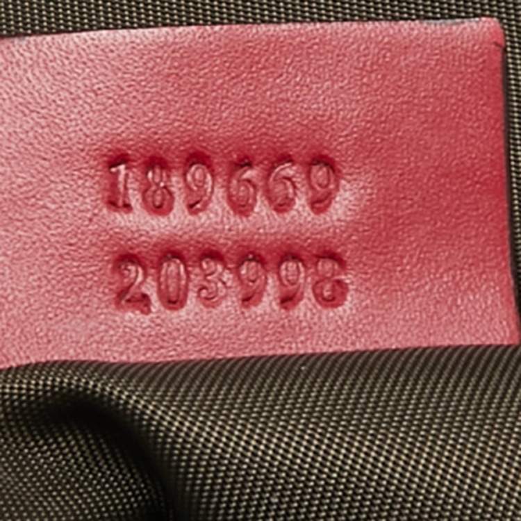مملوكة مسبقًا Gucci Beige/Red GG Canvas Web Shopper Tote