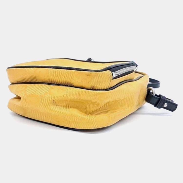 Pre Owned Gucci yellow Off the Grid Crossbody bag 