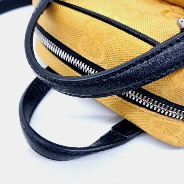 Pre Owned Gucci yellow Off the Grid Crossbody bag 