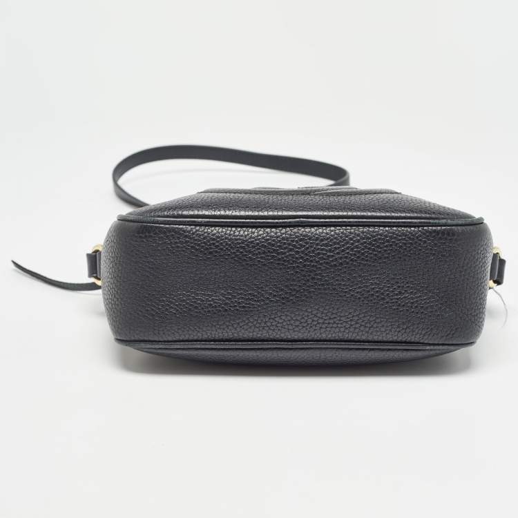 Pre Owned Gucci Black Leather Small Soho Disco Crossbody Bag