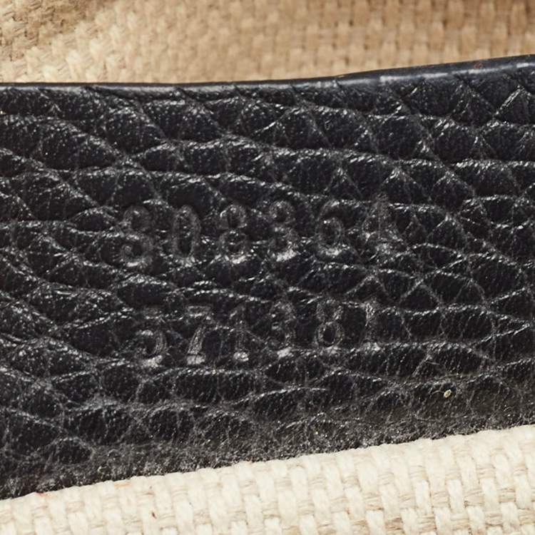 Pre Owned Gucci Black Leather Small Soho Disco Crossbody Bag