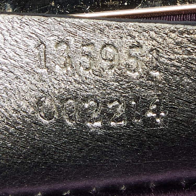 Pre Owned  Gucci Silver Python Crystal Dragon Chain Clutch