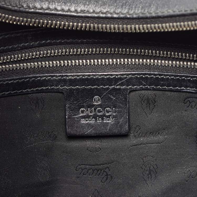 Pre Owned Gucci Beige/Brown GG Canvas and Leather GG Twins Medium Hobo