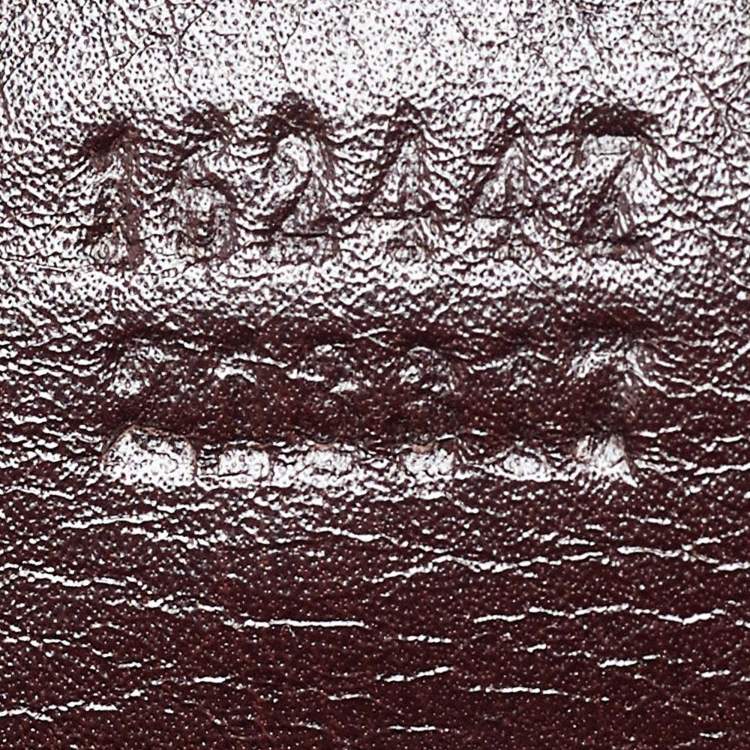 Pre Owned Gucci Brown Leather Large Britt Tote