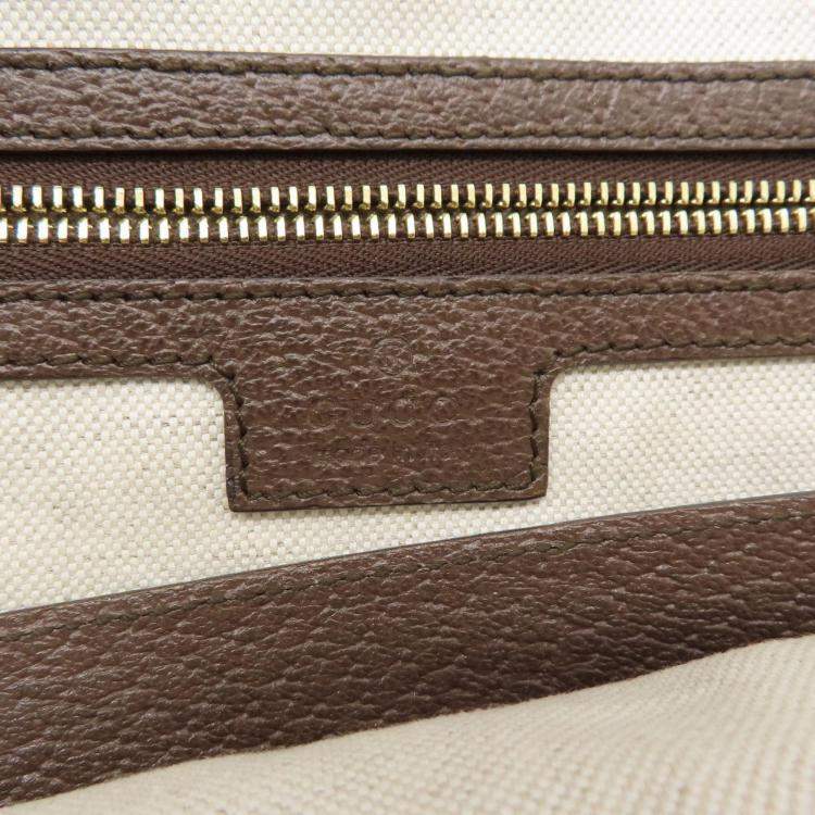 Pre Owned Gucci Beige/Brown Jumbo GG Canvas Ophidia Tote