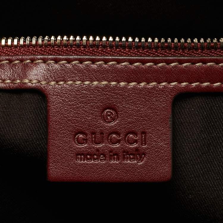 Pre Owned Gucci Multicolor Velvet and Leather Medium 85th Anniversary Boston Bag