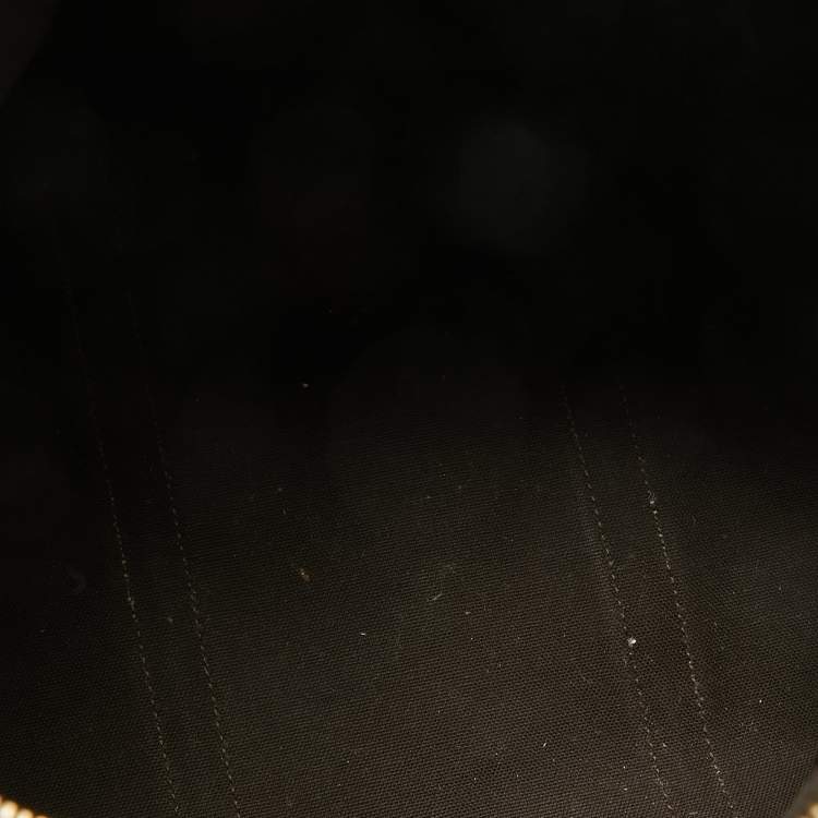 Pre Owned Gucci Dark Brown/BeigeGG Supreme Canvas Medium Joy Boston Bag