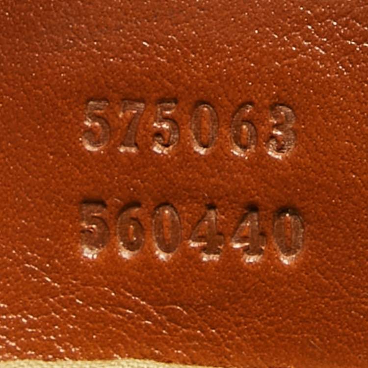 Pre Owned Gucci Brown/Natural Canvas Vintage Web Backpack