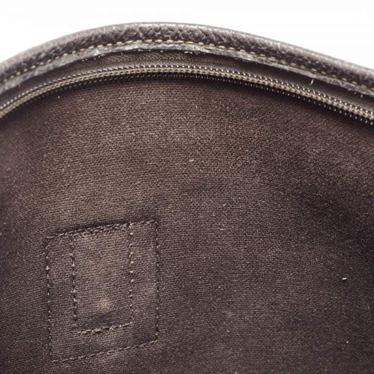 Pre Owned Gucci Beige GG Crystal Canvas and Leather Abbey Messenger Bag