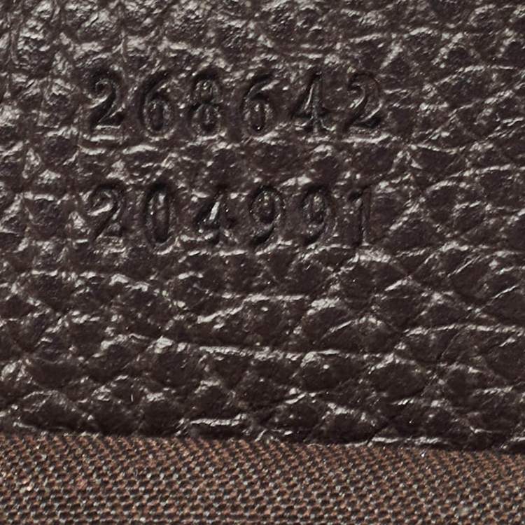 Pre Owned Gucci Beige GG Crystal Canvas and Leather Abbey Messenger Bag