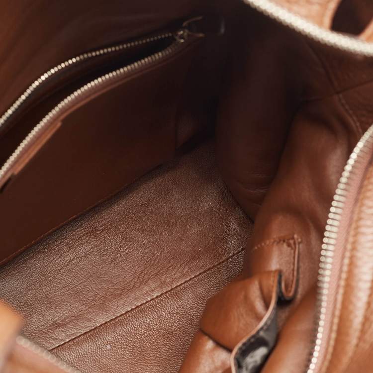 Pre Owned Gucci Brown/Beige GG Canvas Ramble Layered Tote