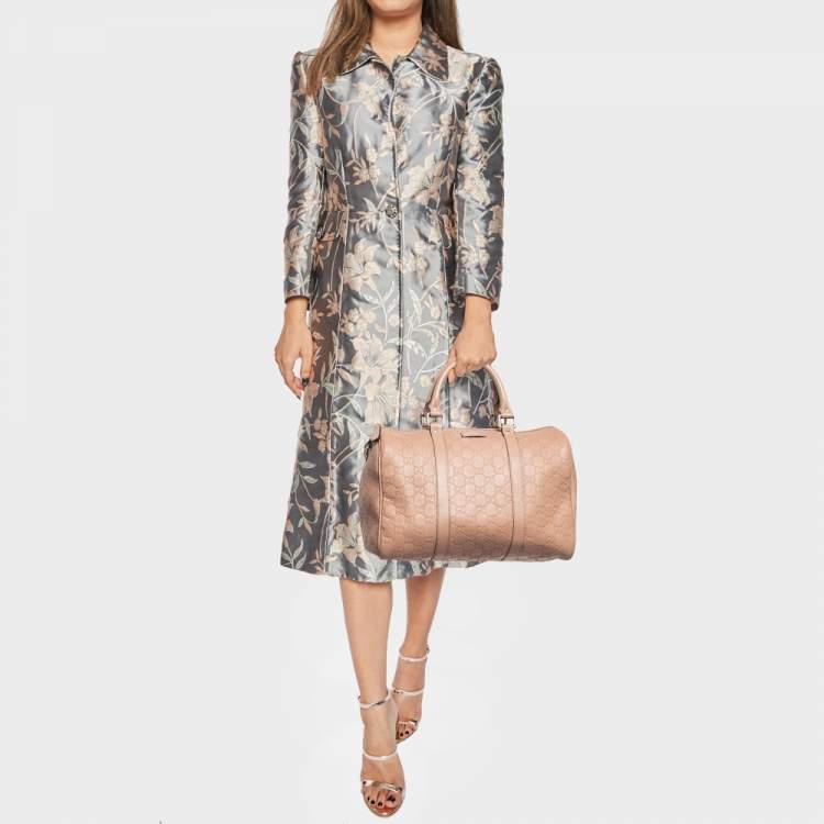 Pre Owned Gucci Beige Guccissima Leather Medium Joy Boston Bag