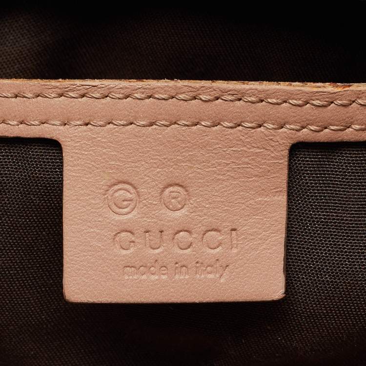 Pre Owned Gucci Beige Guccissima Leather Medium Joy Boston Bag