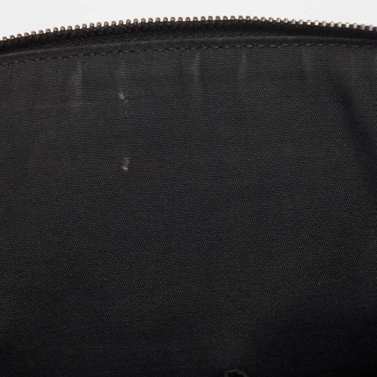 Pre Owned Gucci Black Guccissima Leather Dome Bag