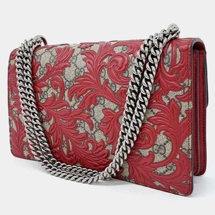 Pre Owned Gucci Arabesque Dionysus Chain Shoulder Bag
