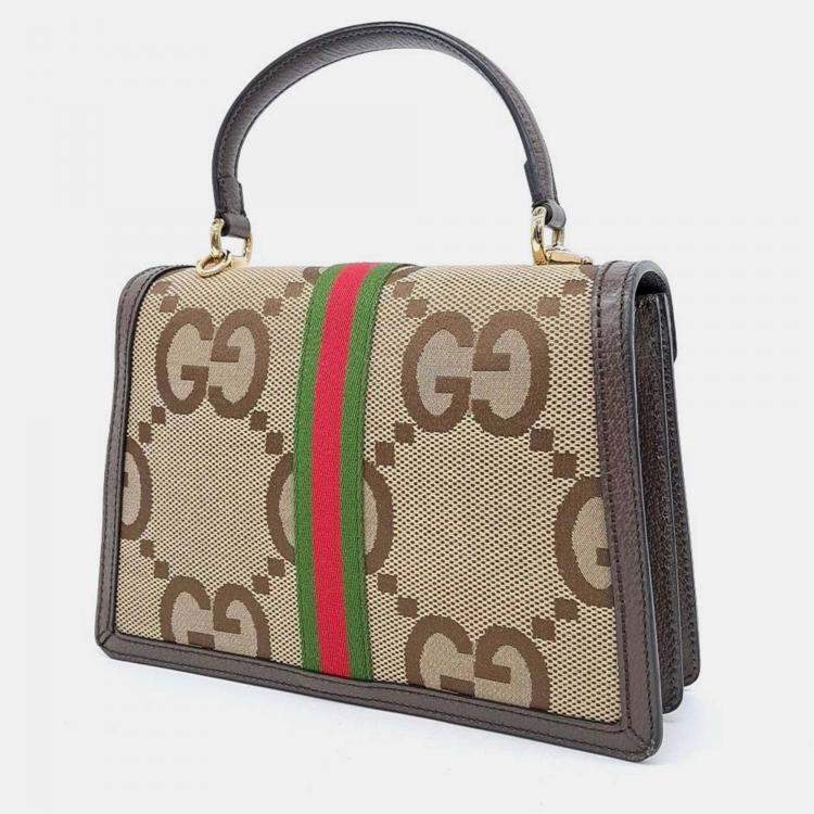 Pre Owned Gucci Ophidia Top Handle Bag