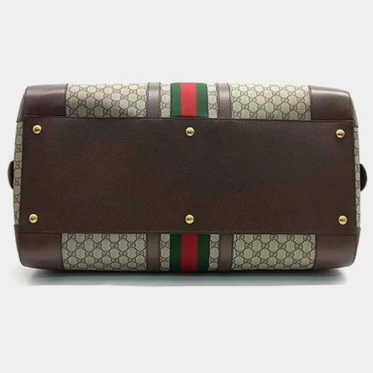 Pre Owned Gucci Savoy Maxi Duffel Bag