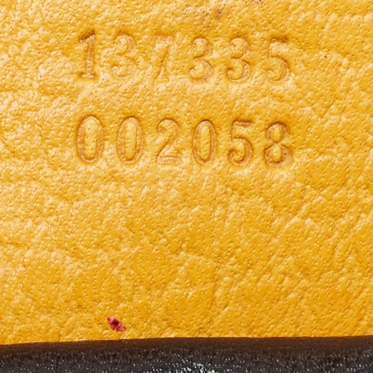 Pre Owned Gucci Yellow Leather Jackie Hobo