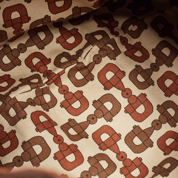Pre Owned Gucci Brown Leather Medium Indy Hobo