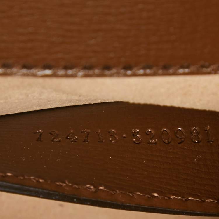 Pre Owned Gucci Beige GG Supreme Canvas Mini Horsebit 1955 Crossbody Bag