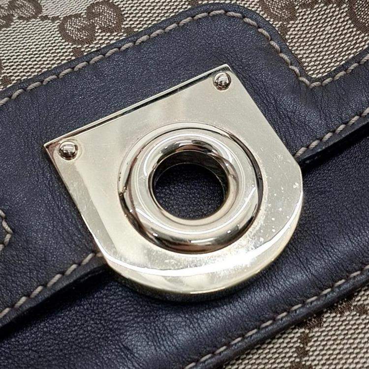 Pre Owned Gucci Bamboo Handle Indy Hobo Bag