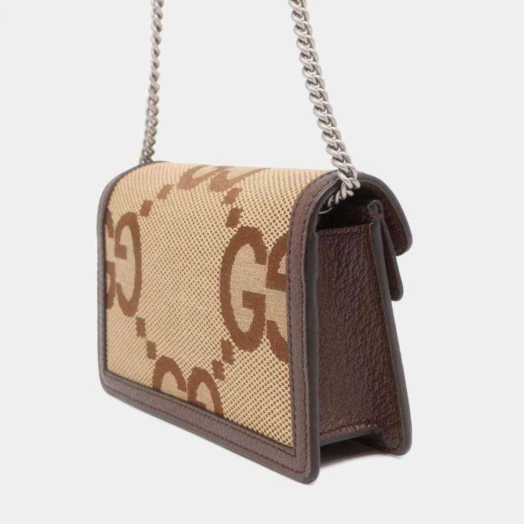 Gucci Beige/Brown Canvas and Leather Jumbo GG Dionysus Shoulder Bag Gucci |  TLC