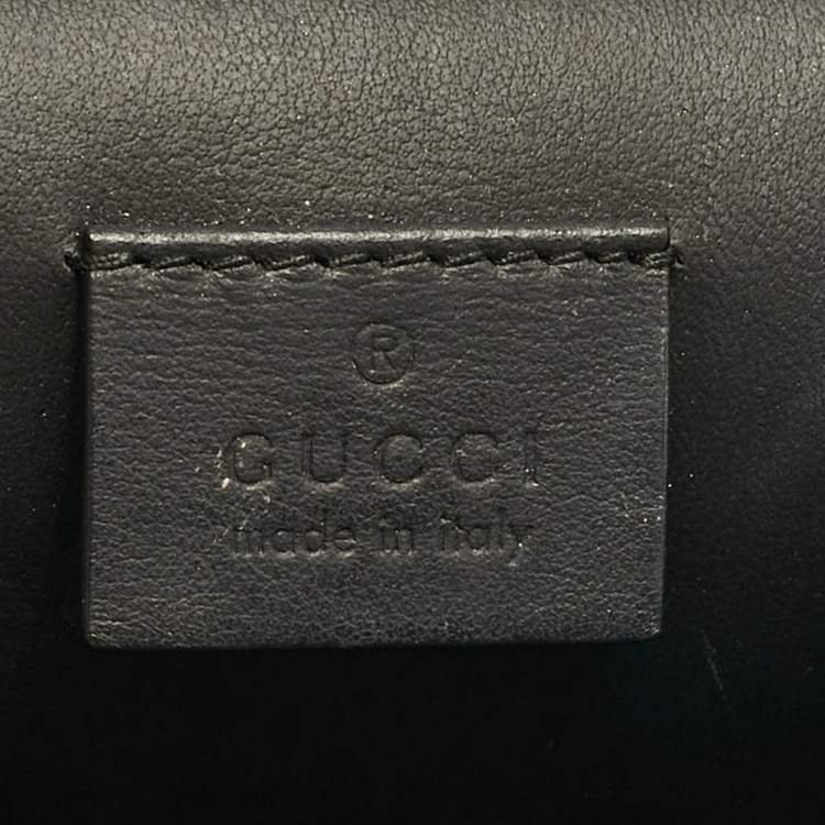Pre Owned Gucci Black Suede and Leather Medium Dionysus Shoulder Bag