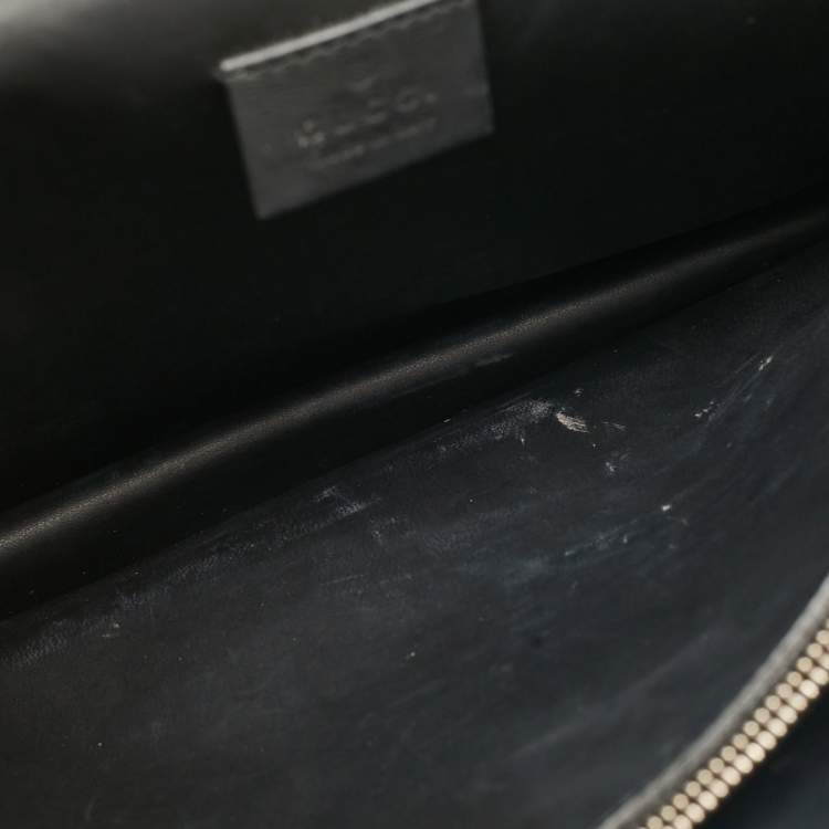 Pre Owned Gucci Black Suede and Leather Medium Dionysus Shoulder Bag